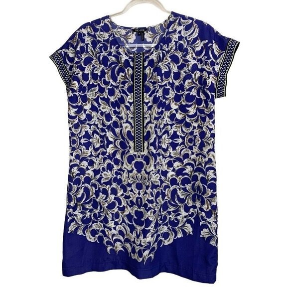 Nic+Zoe Women's‎ size M Sheath Dress Blue Paisley - Picture 1 of 7